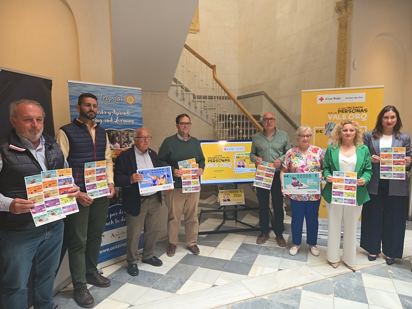 Los municipios de la Mancomunidad de la Costa Tropical jugarn el Sorteo del Oro de Cruz Roja con el nmero de su cdigo postal