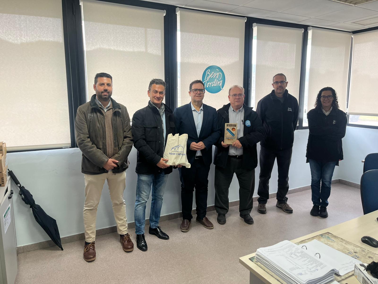 Mancomunidad analiza nuevas soluciones energ�ticas para el ciclo integral del agua en su visita al Consorci Bes�s Tordera
